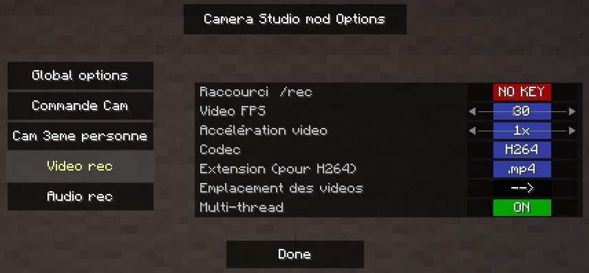 video rec