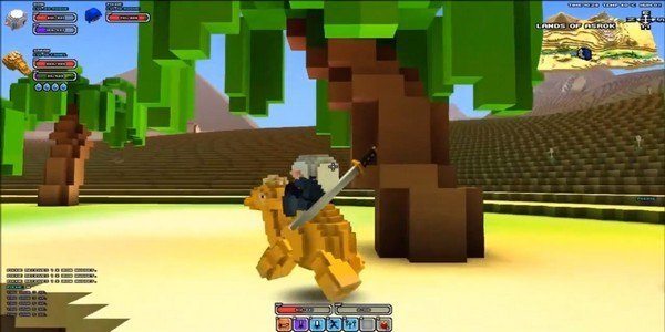 Cube-World-Chameau