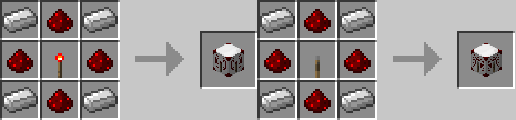 Les crafts du mod.