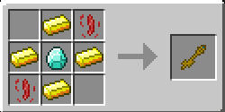 Blood Magic - Craft de la Ket of Binding : un diamant encerclé par des lingots d'or et des Weak Blood Shars dans les coins supérieur droit et inférieur gauche.
