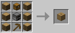 Progressive Automation - Craft du Miner en bois