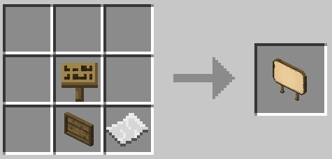 Bibliocraft - Fancy Sign - Craft
