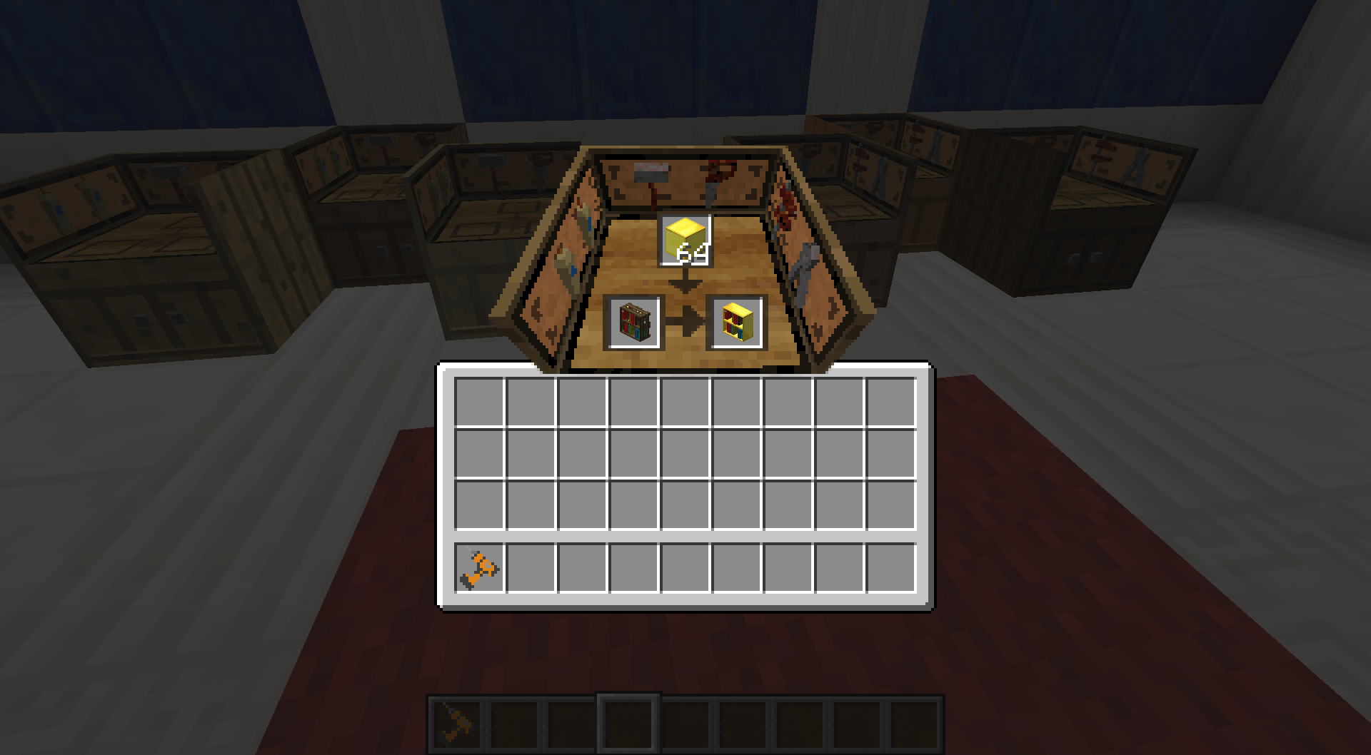 Bibliocraft - Paneler - GUI