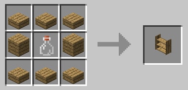 Bibliocraft - Potion Shelf - Craft