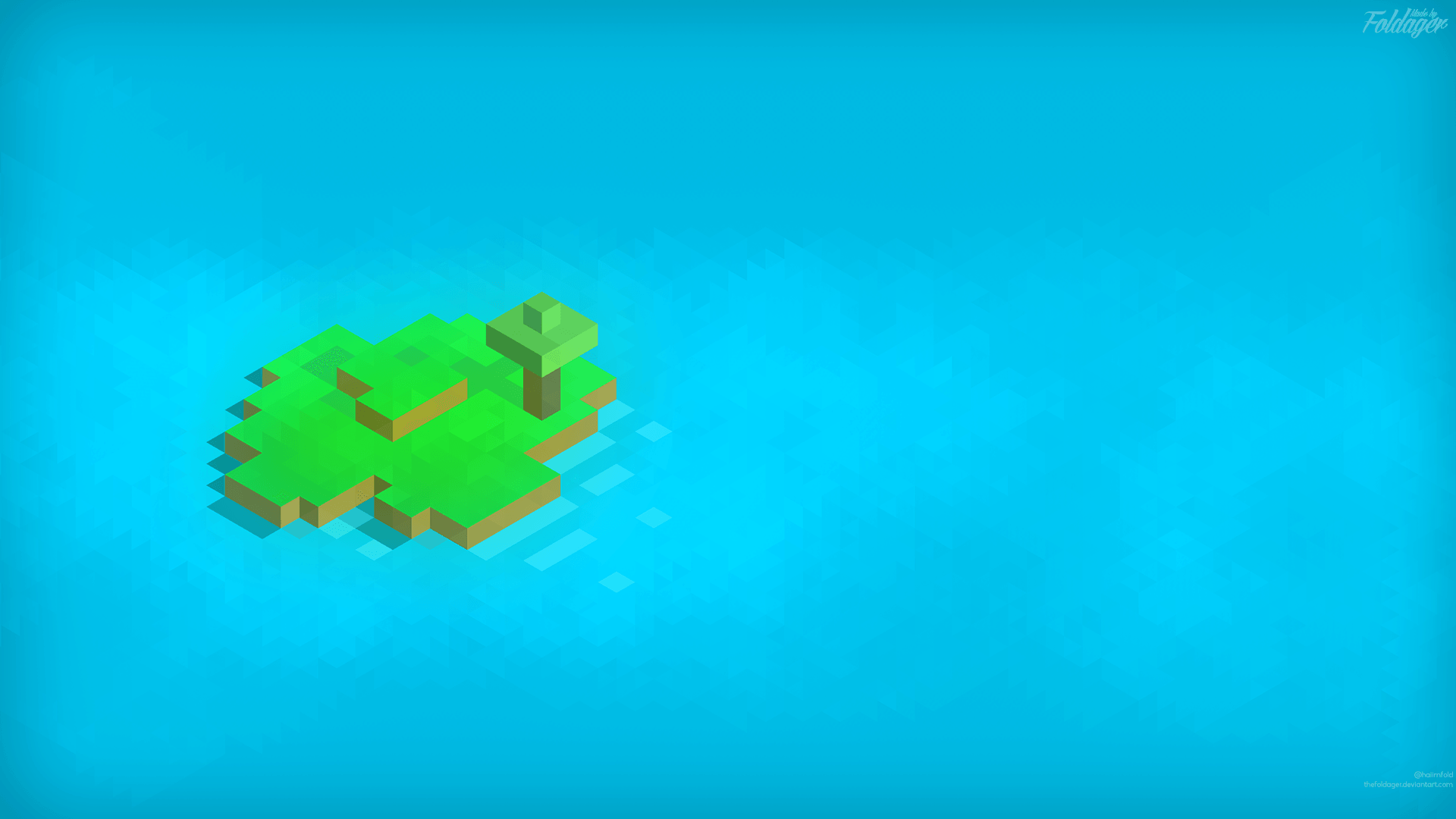 isometric_minecraft_island__hd_1920x1080__by_thefoldager-d8fz2fm