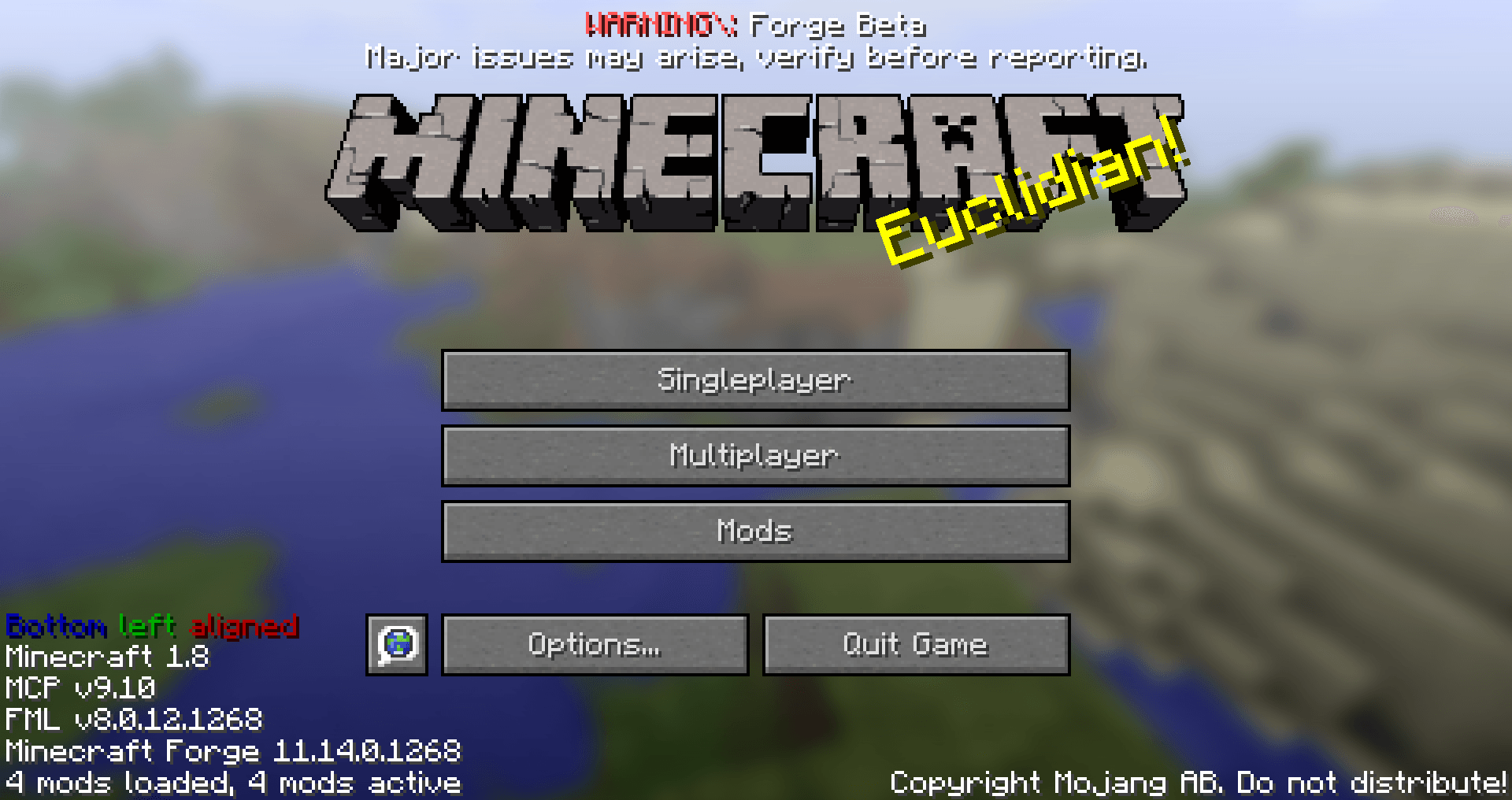 Custom Main Menu - 4sSiweN