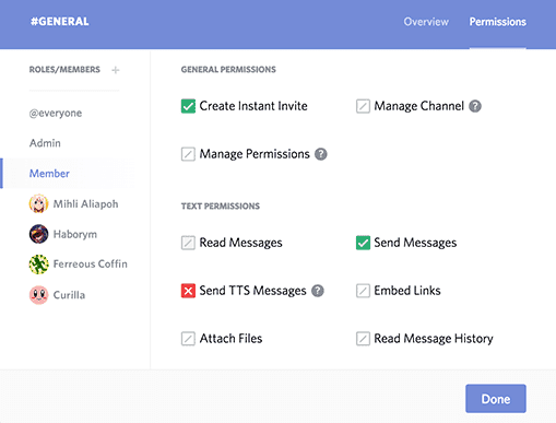 Discord-permissions