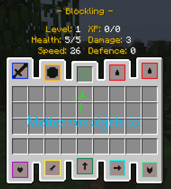 Menu-blockling