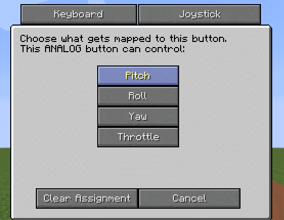 Minecraft Flight Simulator - Joystick 4