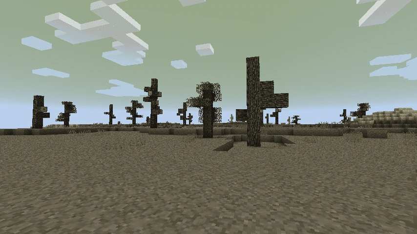 Biome O' Plenty - Un biome avec des arbres morts