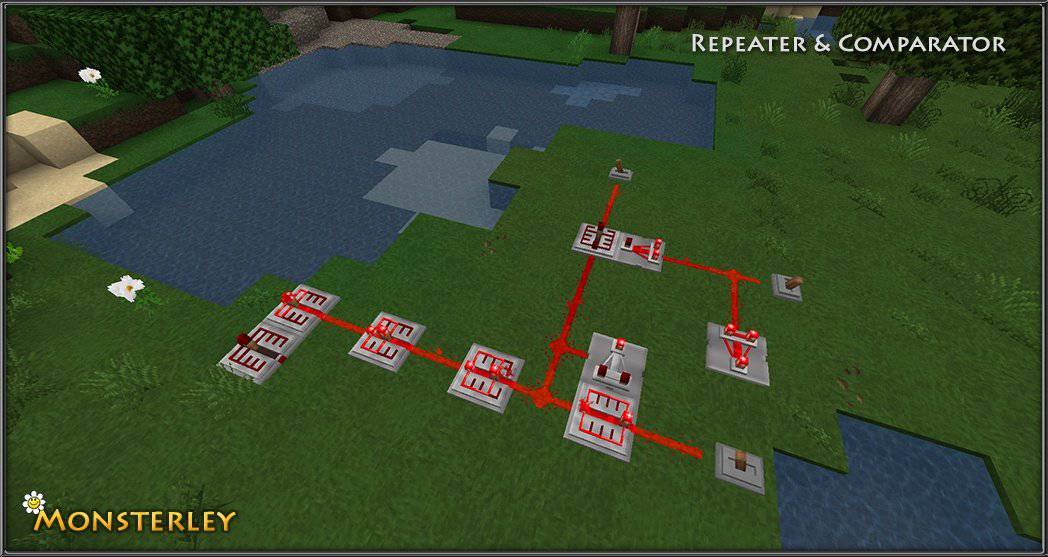 Monsterley HD: Un système en redstone