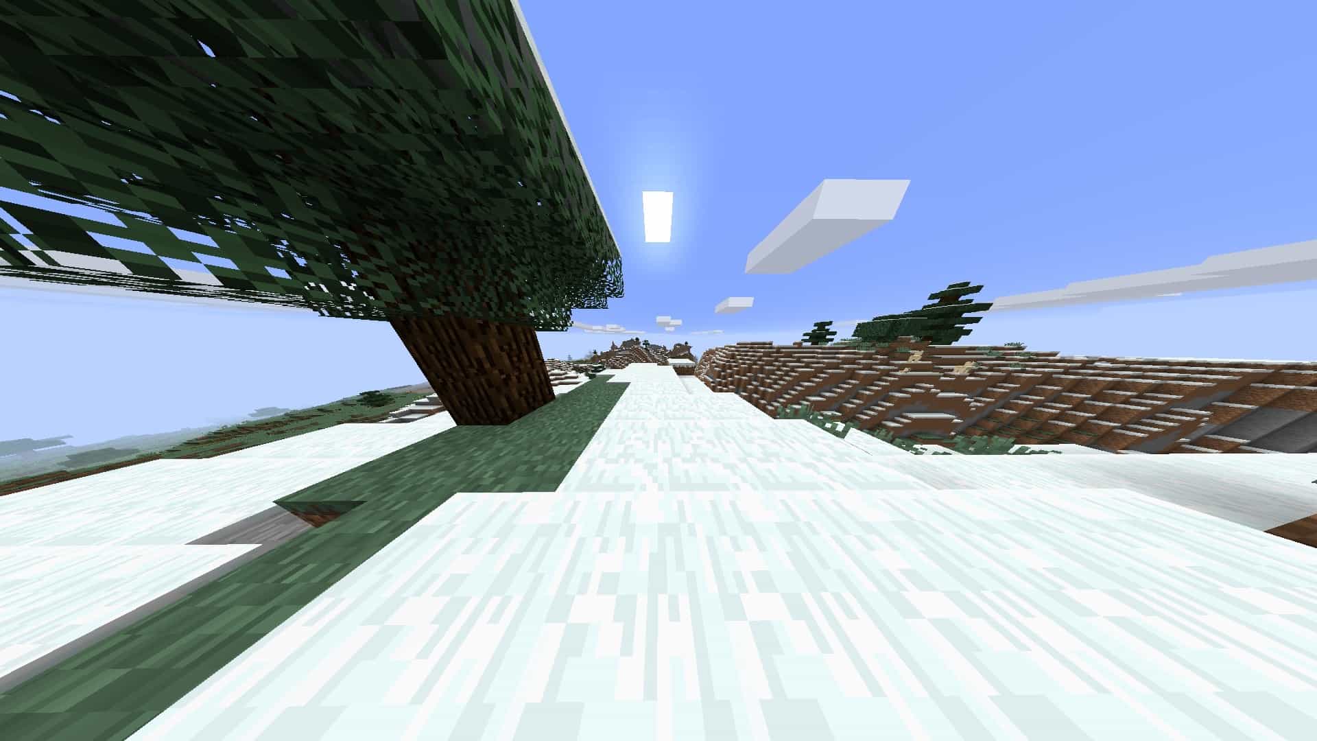 courte focale avec le mod Minecraft BauerCam