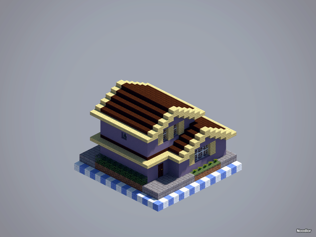 Les constructions de Noodlor : maison de banlieue #2