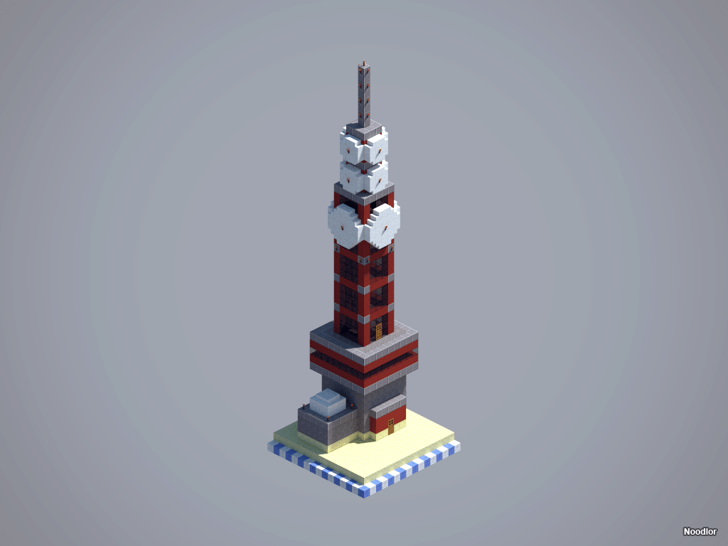 Les constructions de Noodlor : tour radio