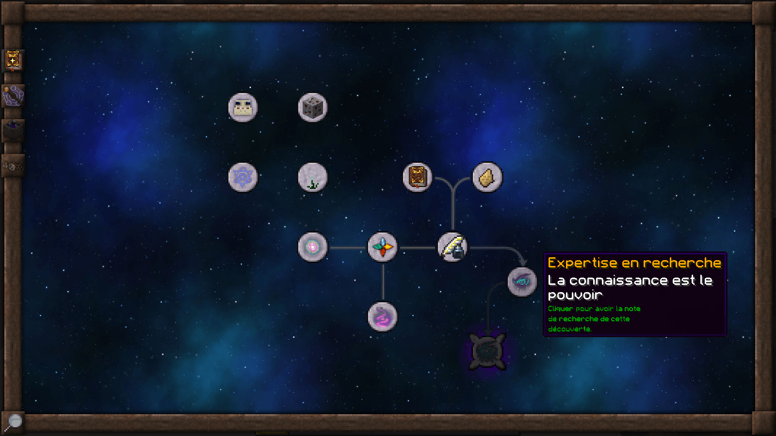 Thaumcraft : expertise en recherche