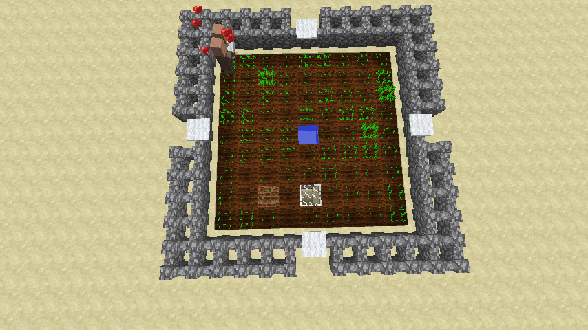 Ferme à villageois dans le nether - pattern