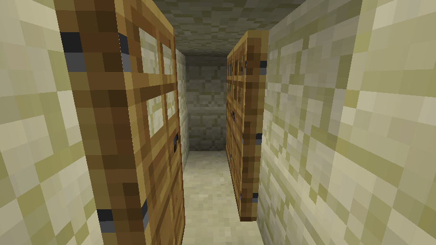 Ferme à villageois dans le nether - underground