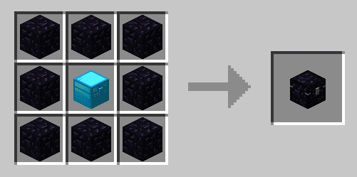 Iron Chests - Craft coffre en obsidienne