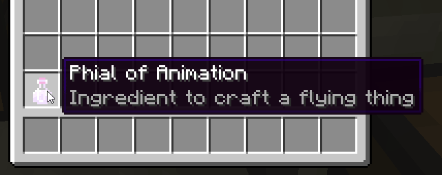 The Flying Things : Phial of Animation