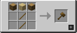 Craft du marteau en bois