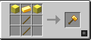 Craft du marteau en or