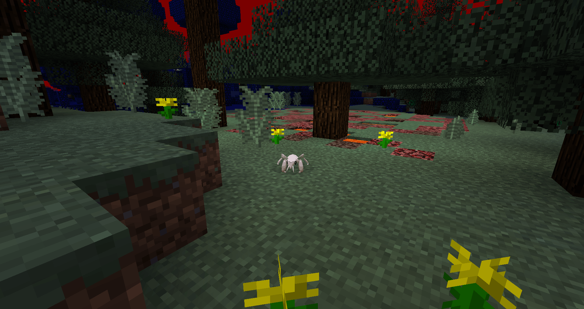 Pixelmon : Un pokemon sauvage dans la nature