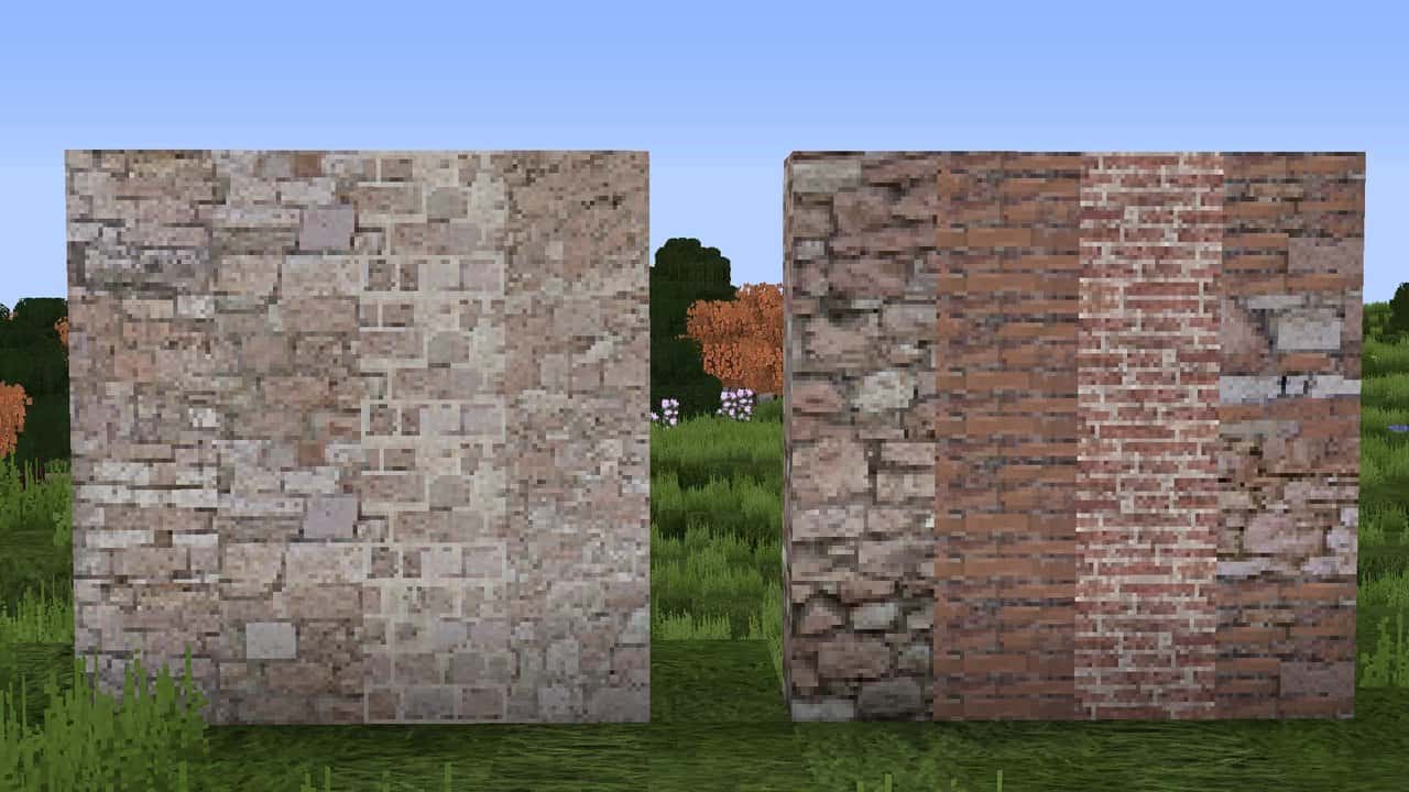 ItaliaPack : Différents types de murs