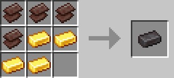 Recette lingot de netherite