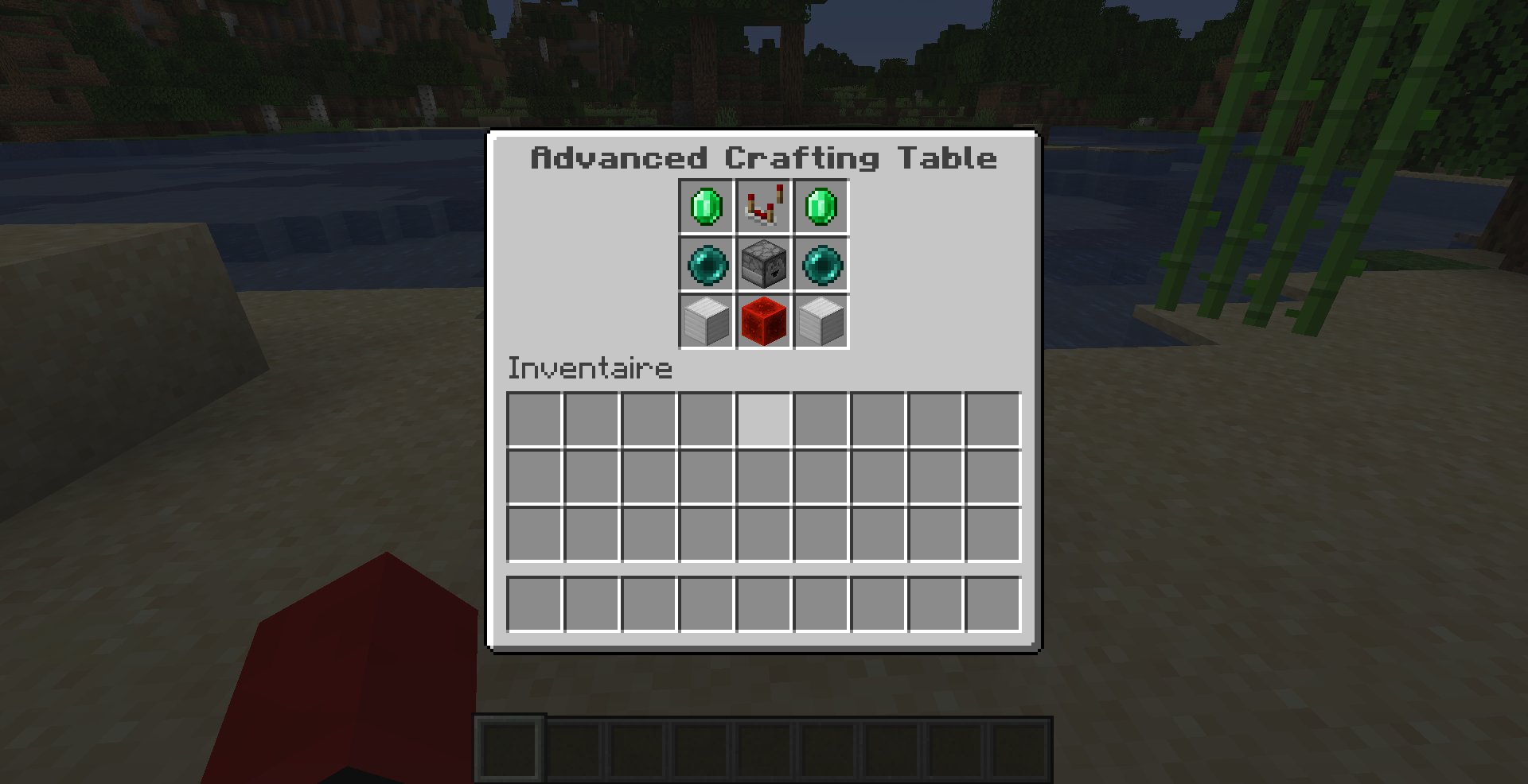 Datapack : Craft du téléporteur