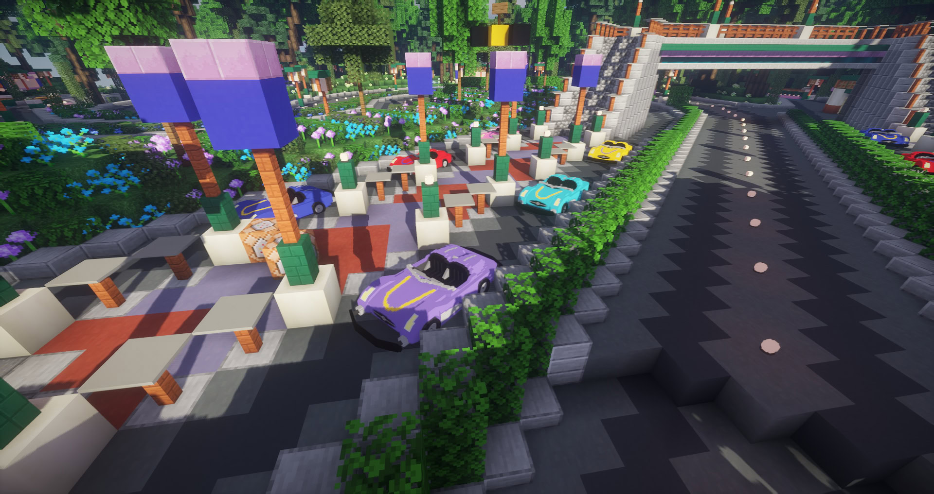 Les voitures du circuit Autopia - - MagicCraft