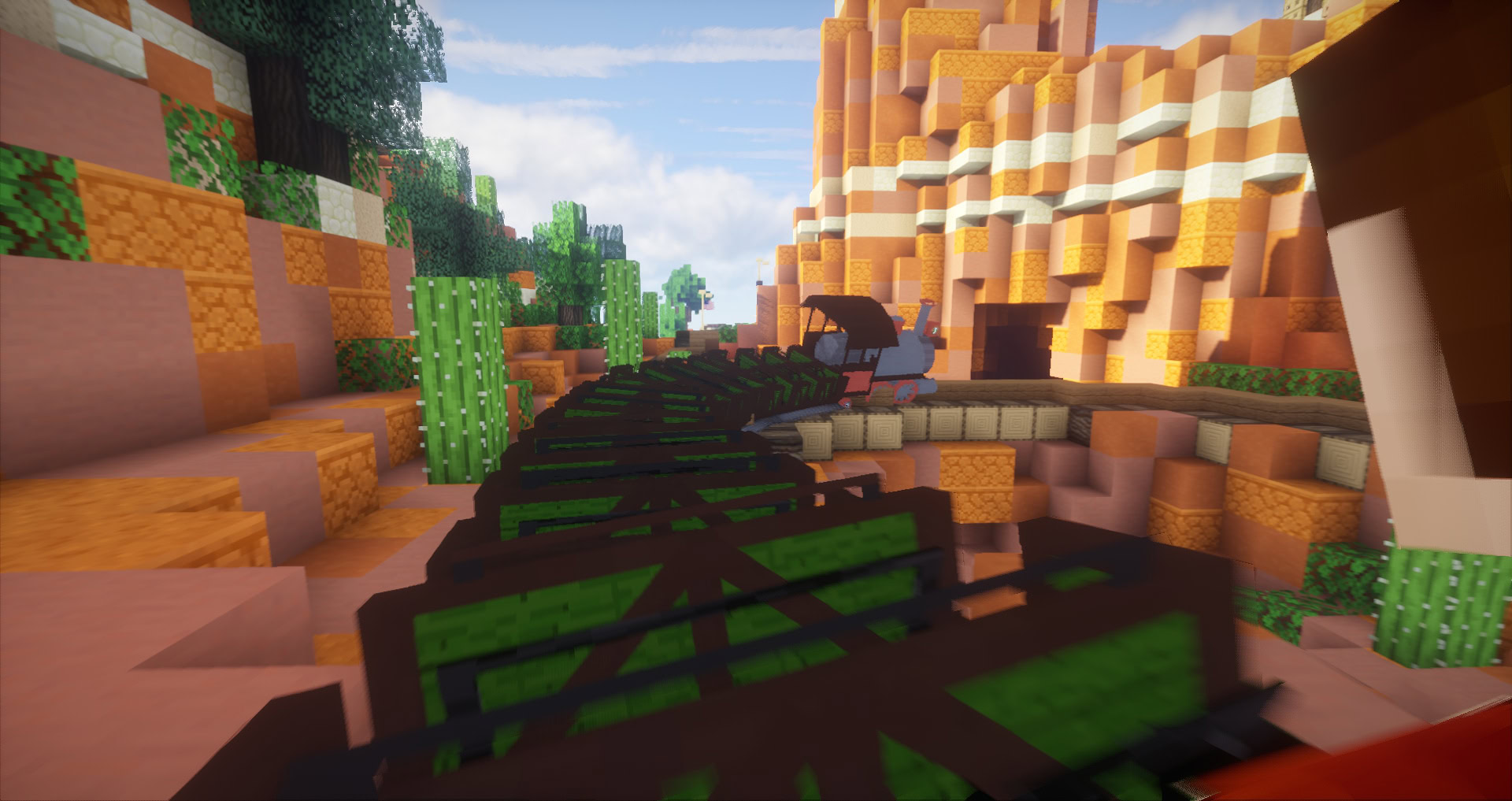 A l'intérieur de l'attraction Big Thunder Moutain - MagicCraft