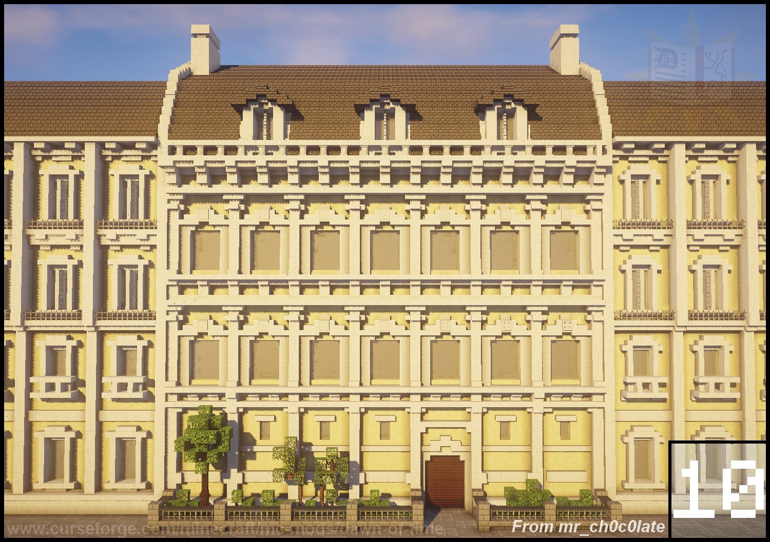 Façade bâtiment parisien