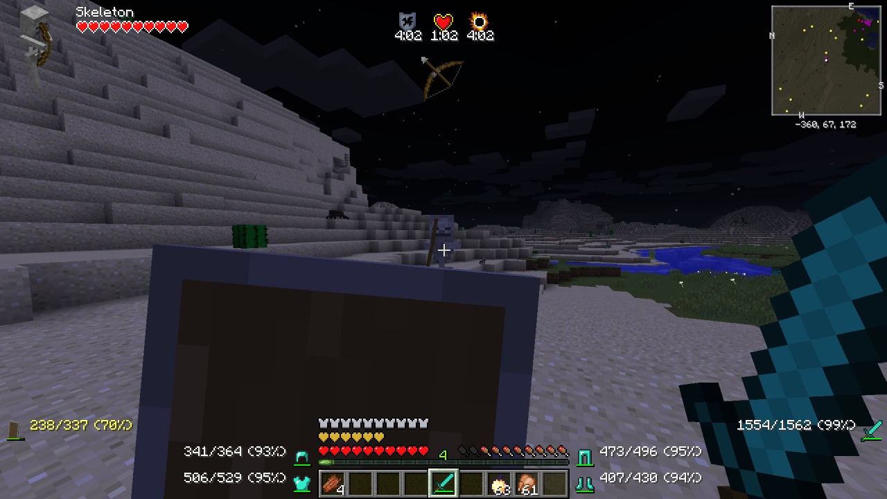 BetterPVP - L'interface lors d'un combat