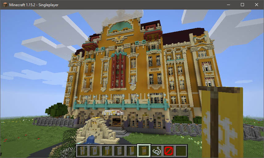 La map Minecraft Redstone Hotel