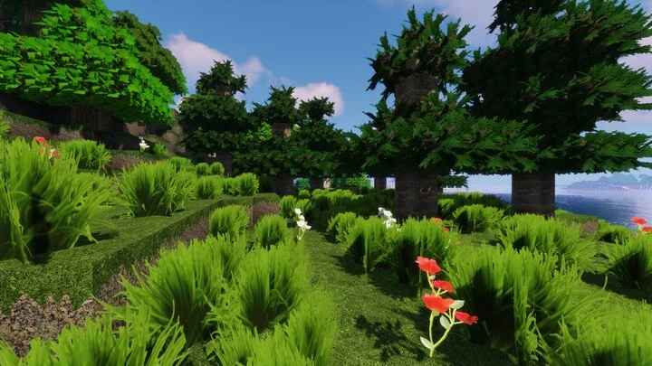Resource Pack - Pandonis Realistics : L'herbe avec des textures en 3D