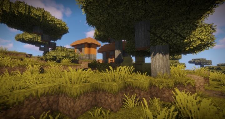 Epic Adventures paysage avec maison en arrière-plan
