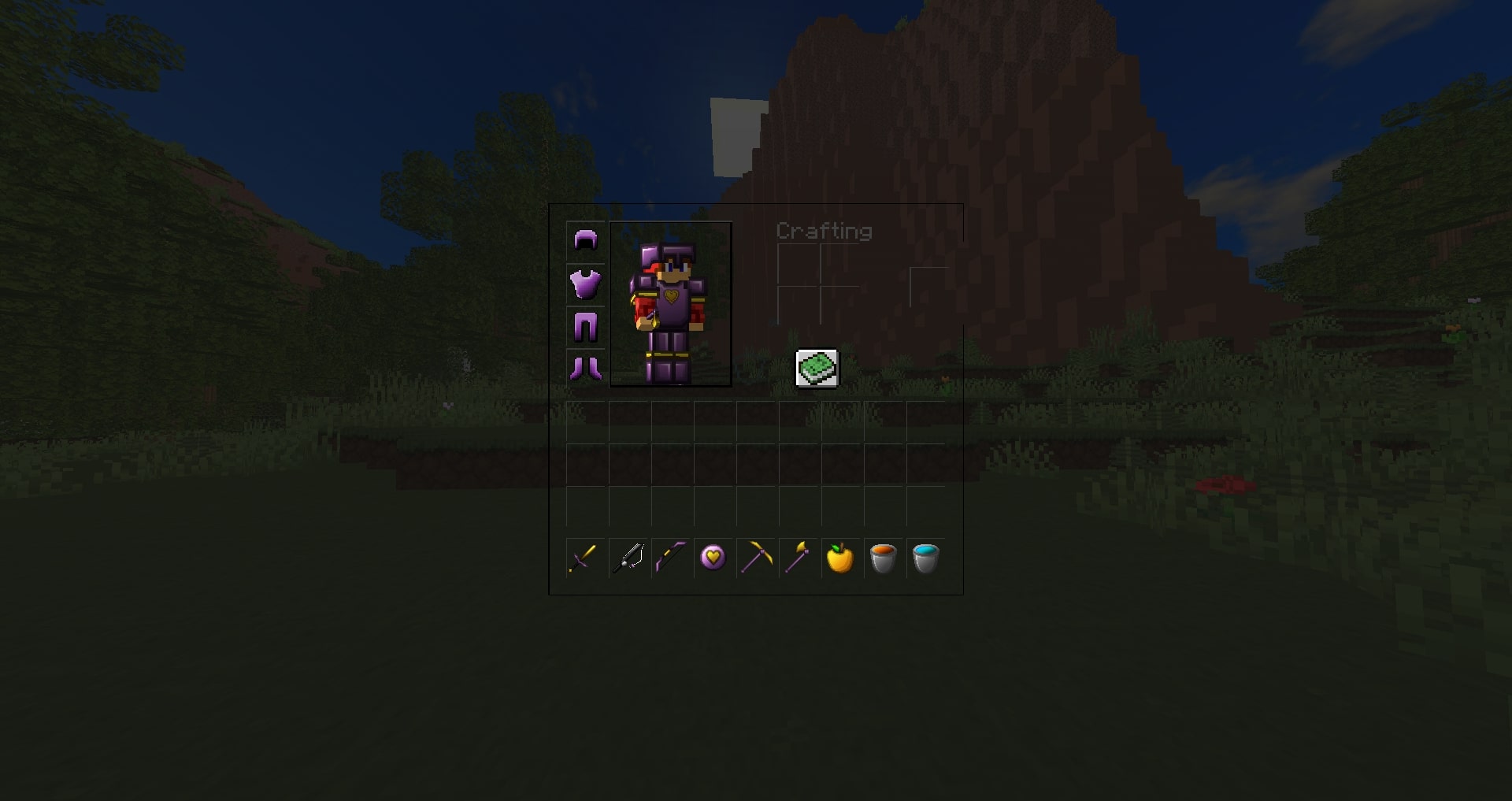 Resource Pack Giorno Giovanna : Inventaire transparent