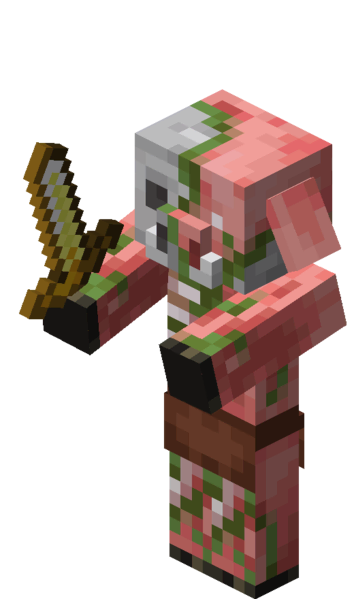 Piglin Zombifié - Cochon Zombie