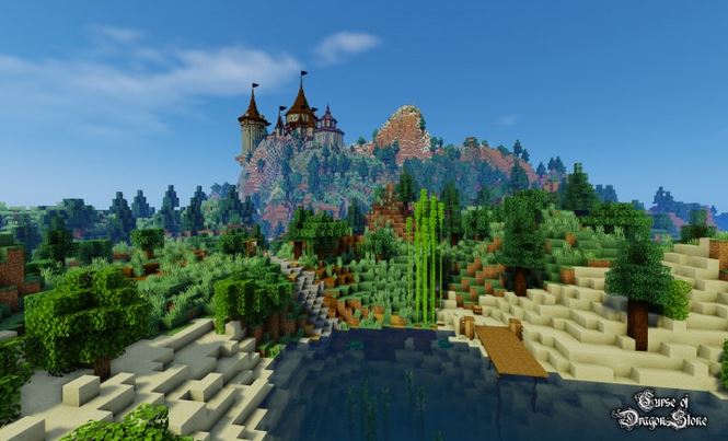 Map Curse of Dragon Stone : Château Extérieur