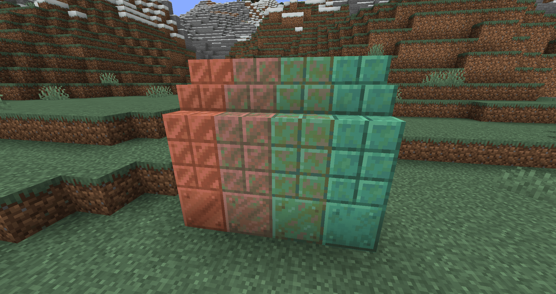 Blocs de cuivre 1.17