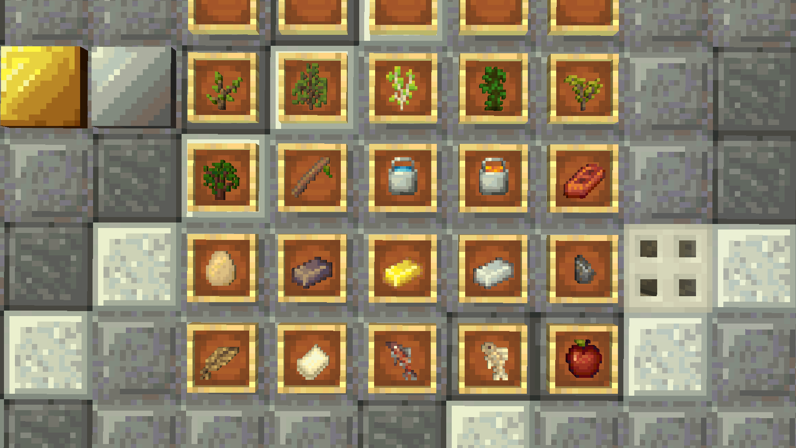 Divers objet du resource pack Platform