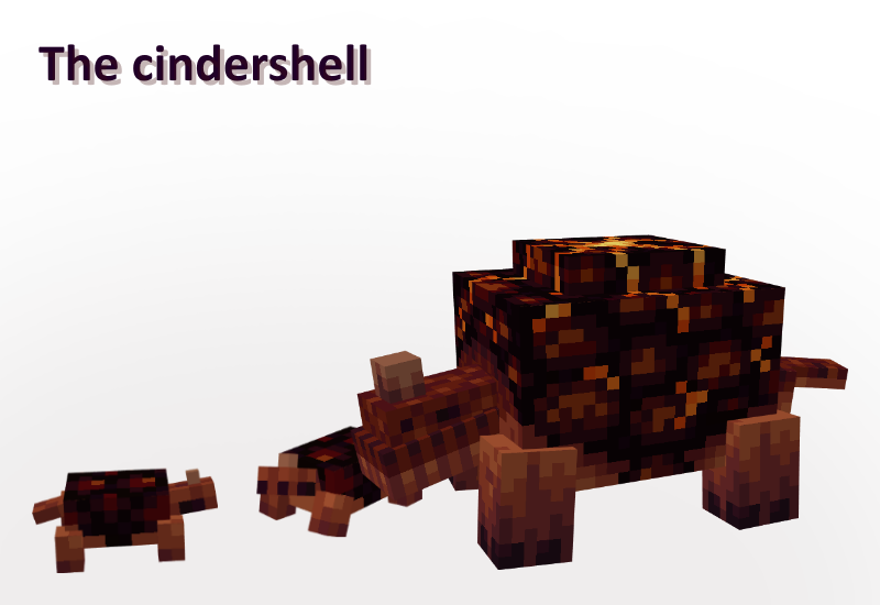 Tortue du Nether provenant du mod Creatures & Beasts