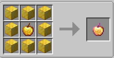 Craft d'une pomme enchantée