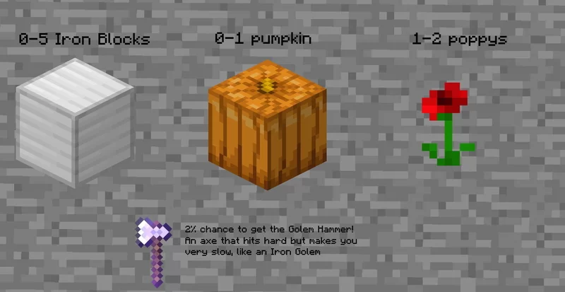 Better Golem Loot Better Shulker Drops