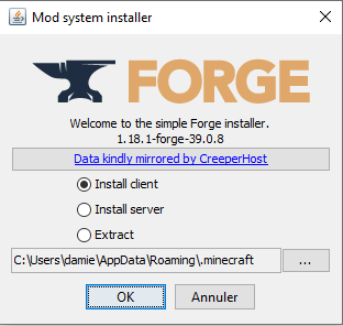 Installateur automatique