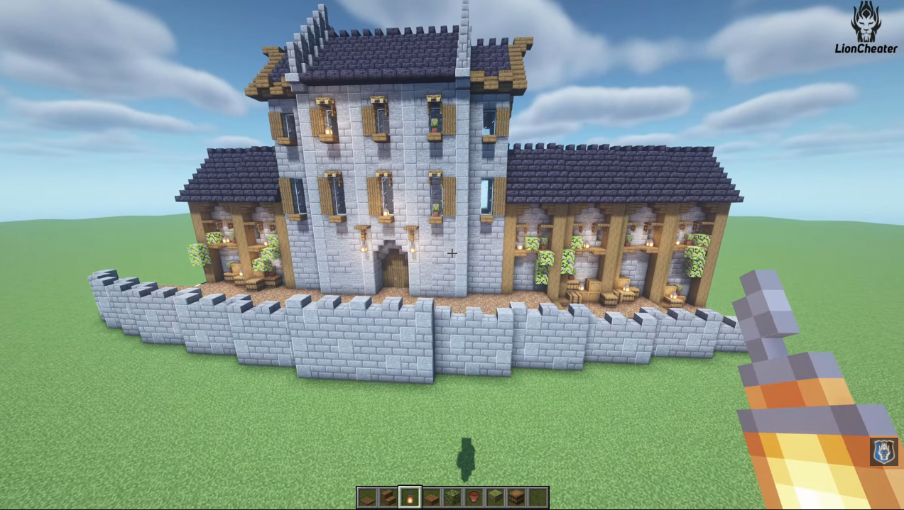 construction pieces manoir medieval