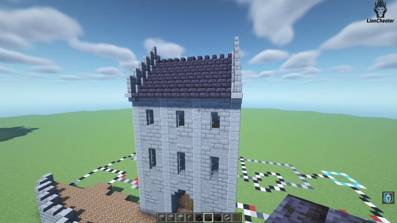 construction porte manoir medieval