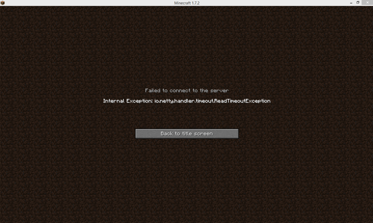 io.netty .handler.timeout.ReadTimeoutException