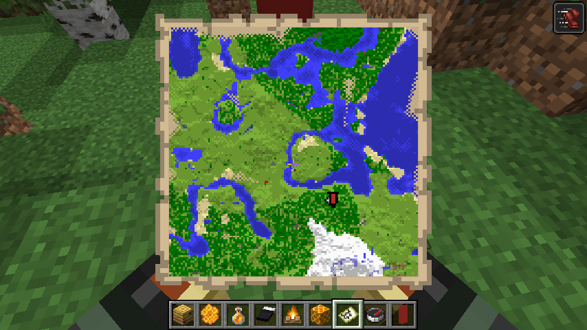 marqueur carte minecraft