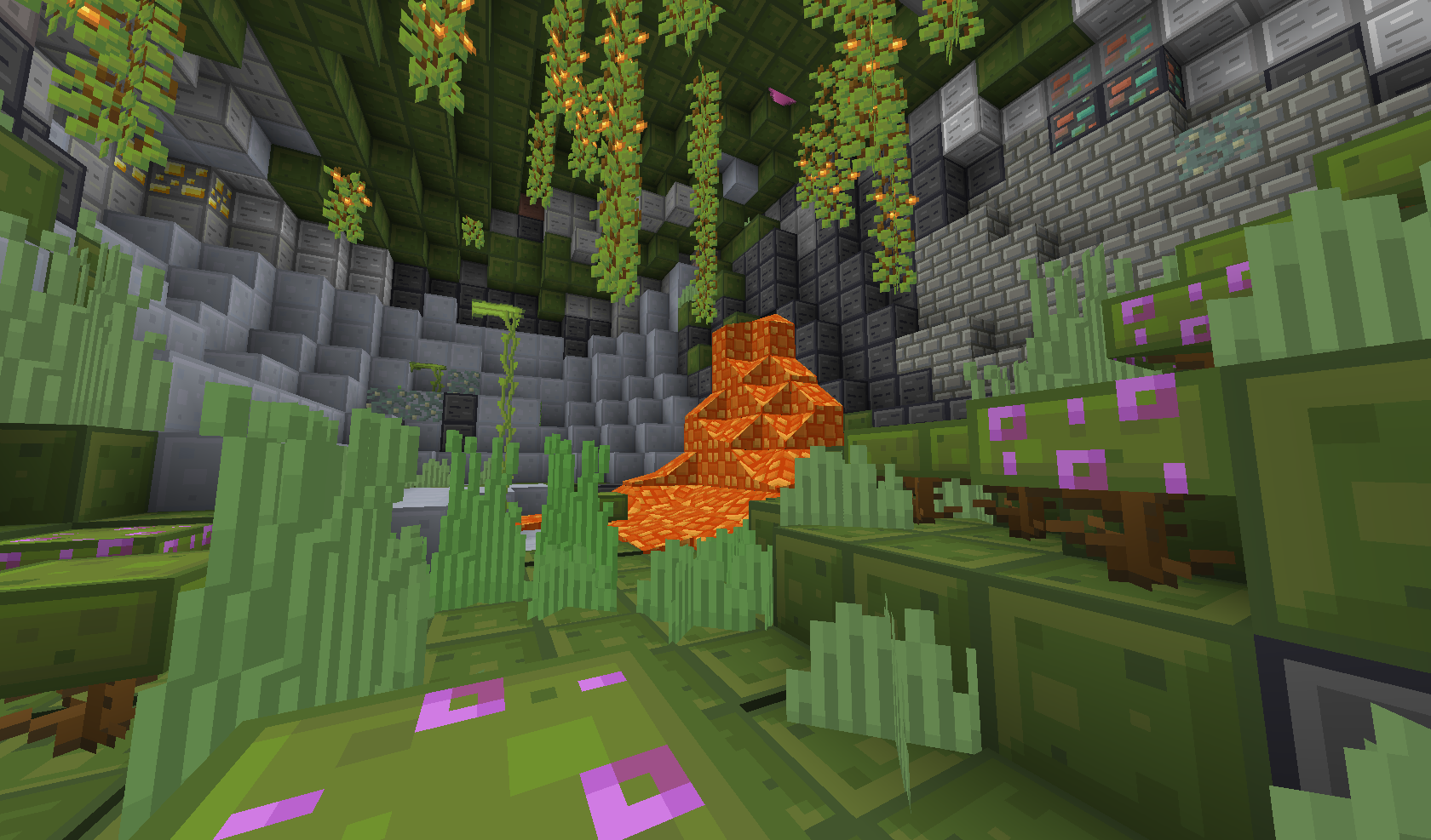 lush cave